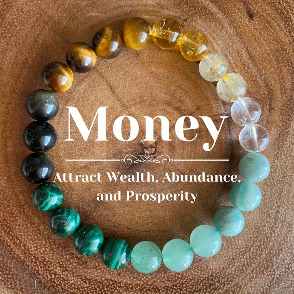 Natural Stone Beaded Bracelet