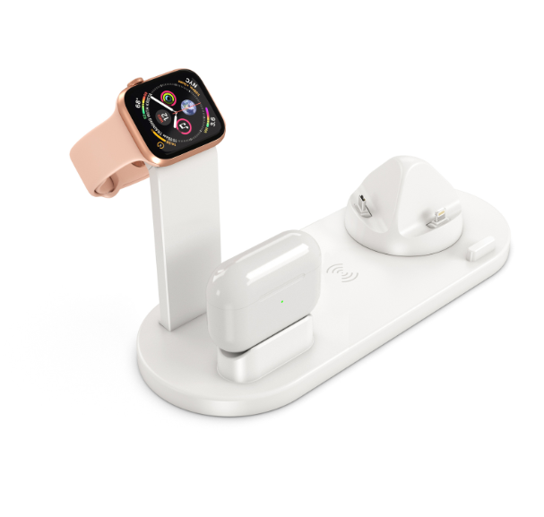 3-in-1 Rotating Wireless Charger Stand