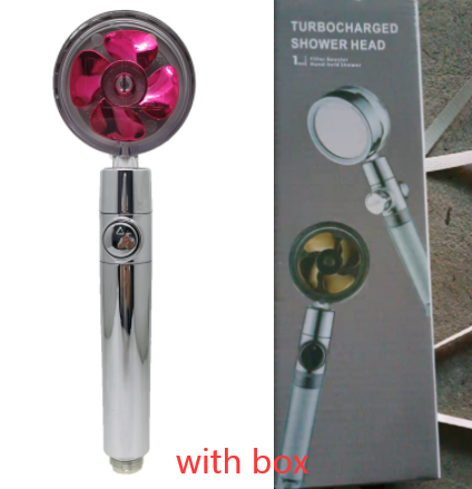 High-Pressure Turbo Fan Shower Head