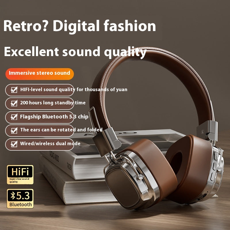 Retro Wireless Over-Ear Headphones