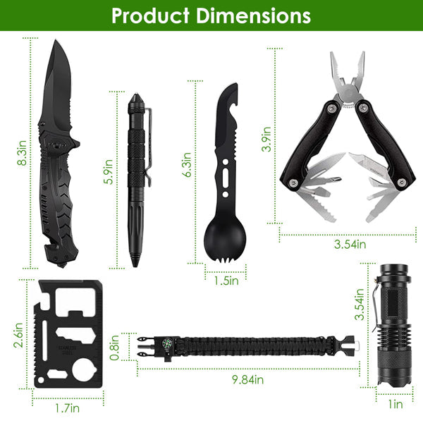 47-in-1 Survival Kit Backpack