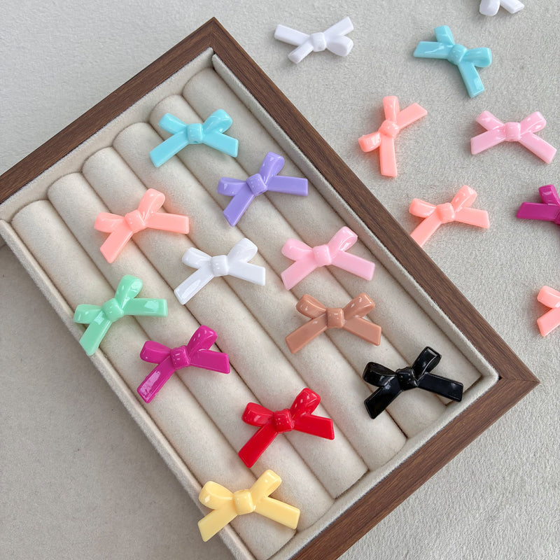 Acrylic Bow Spacer Beads