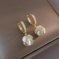 Opal-Look Drop Earrings