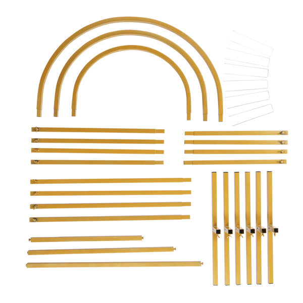 Gold Metal Wedding Arch Set (3 pcs)