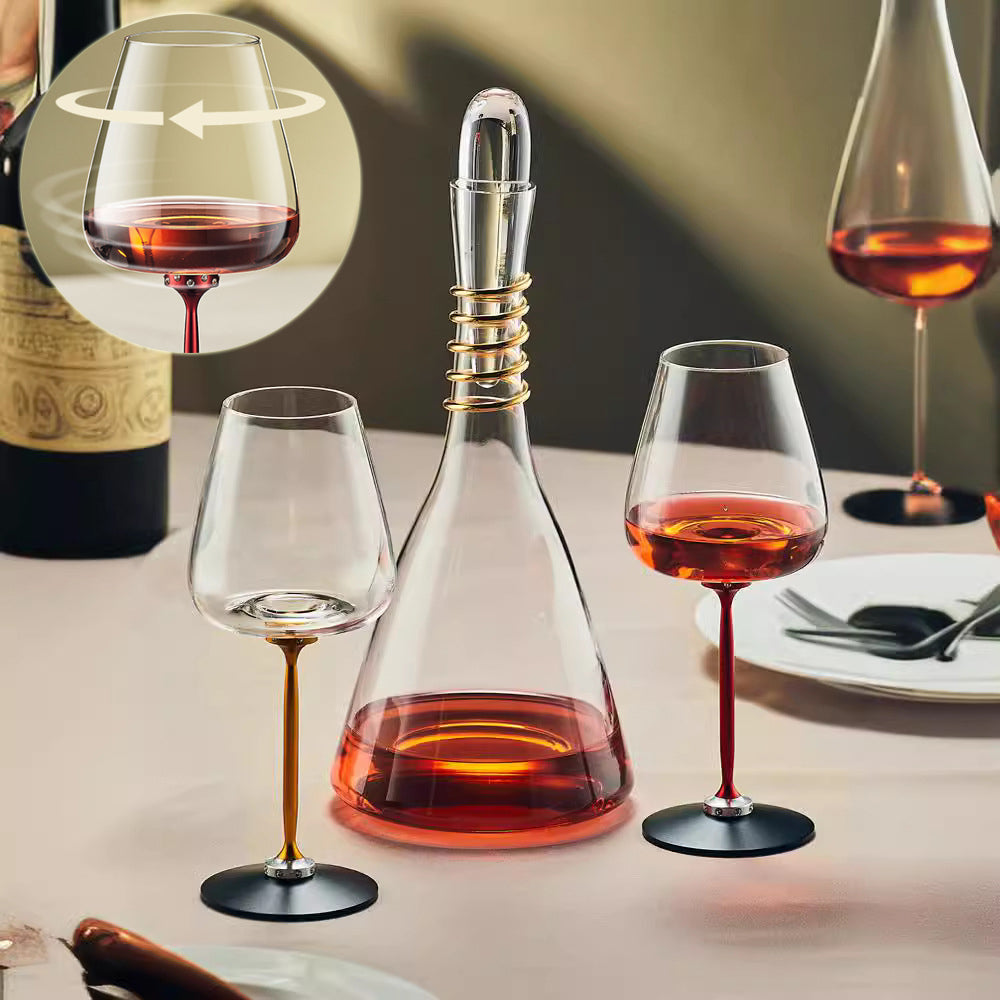 Spinning Decanter Wine Glass