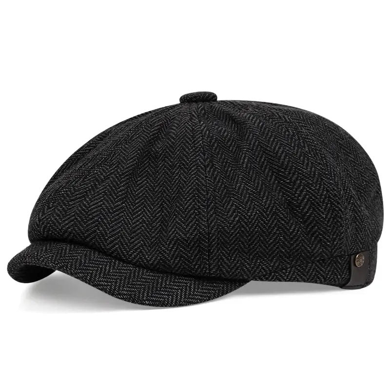 Octagonal Newsboy Cap