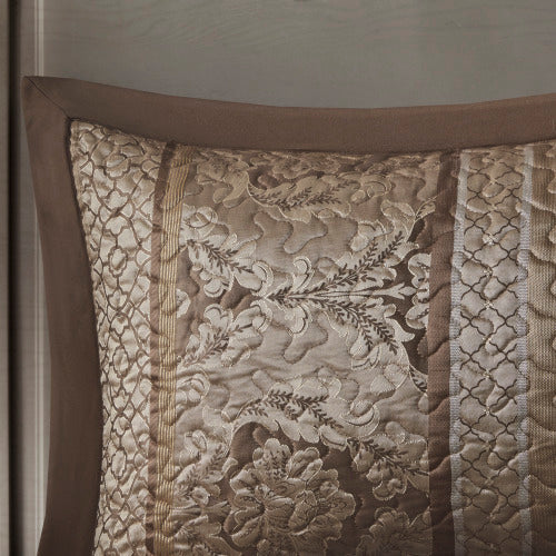 5-Piece Reversible Jacquard Bedspread Set (Queen)