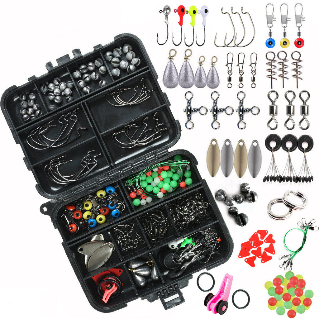 188-Piece Fishing Tackle Accessories Kit