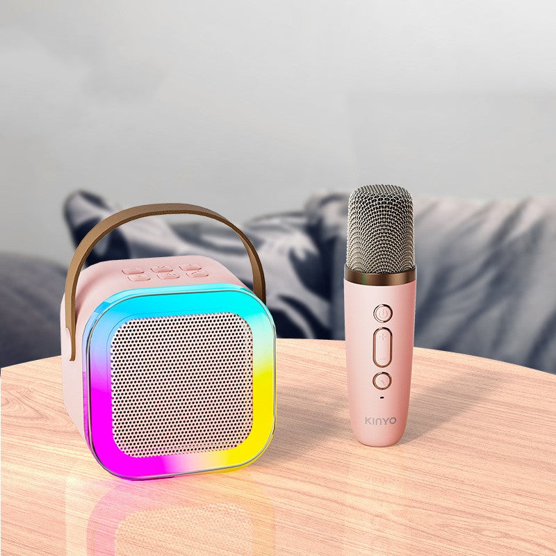 RGB Karaoke Speaker with Microphones