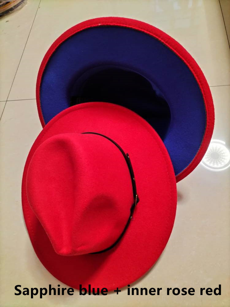 Two-Tone Wool Fedora