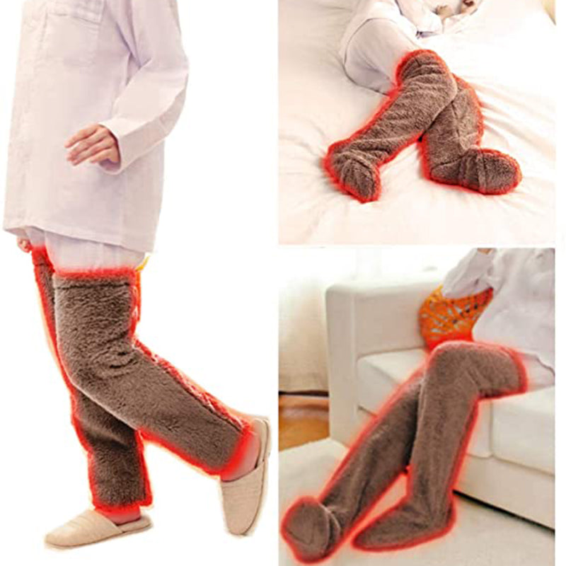 Fuzzy Over-the-Knee Socks