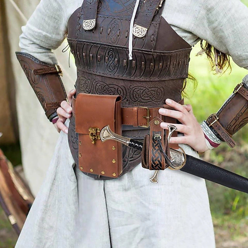 Steampunk Belt Phone Pouch