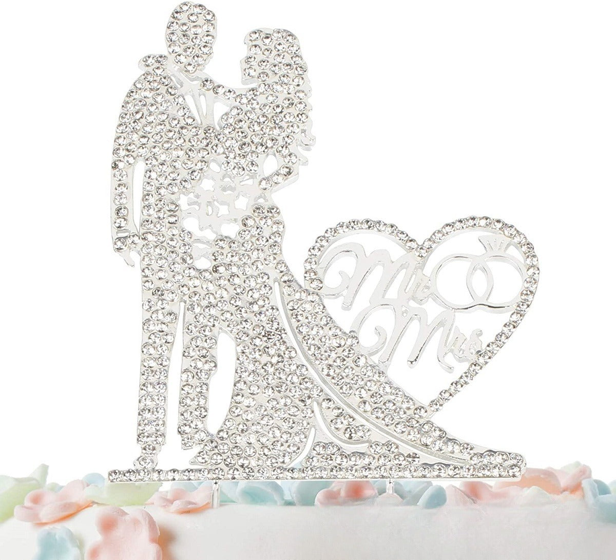 Mr & Mrs Wedding Cake Topper