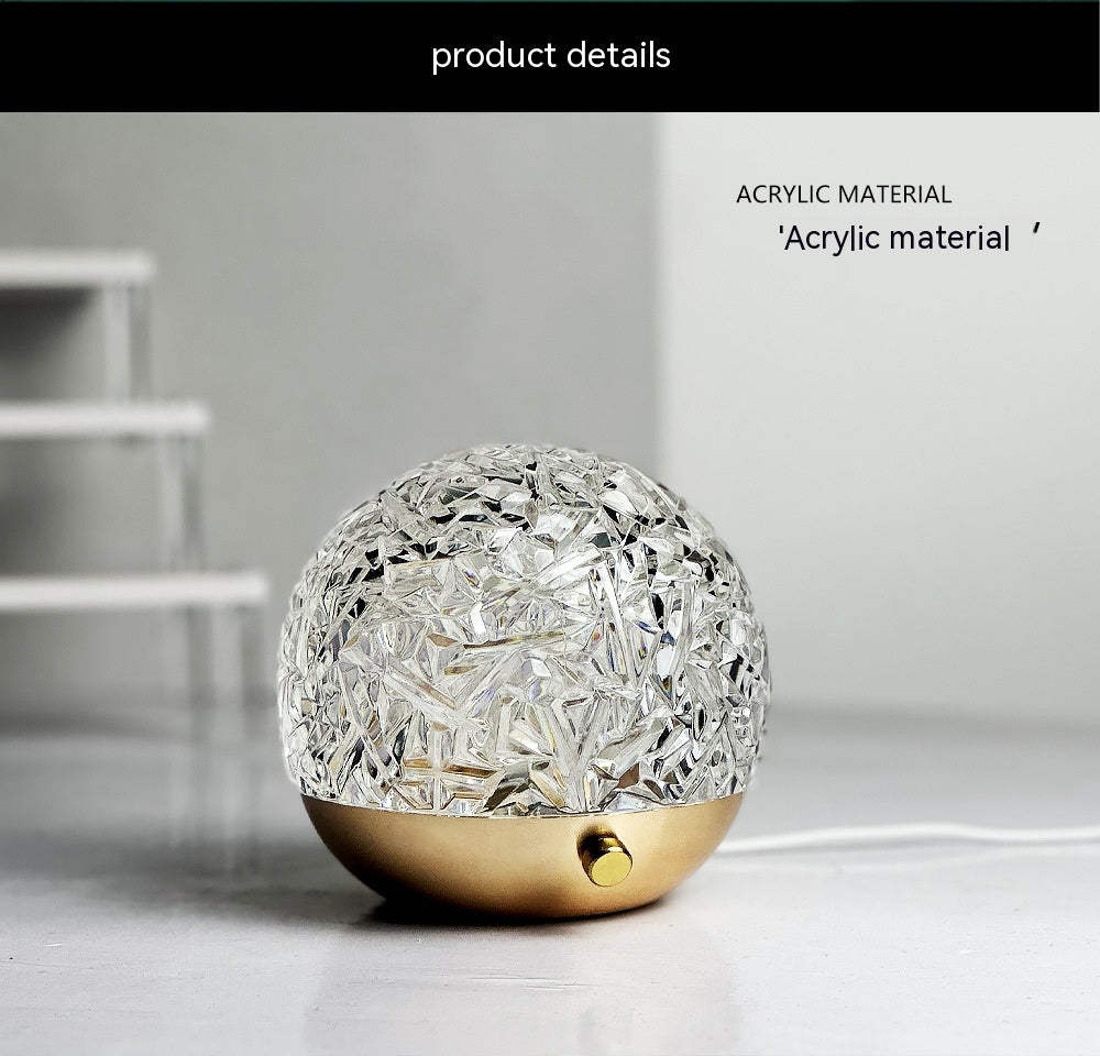 Water Ripple Crystal Lamp