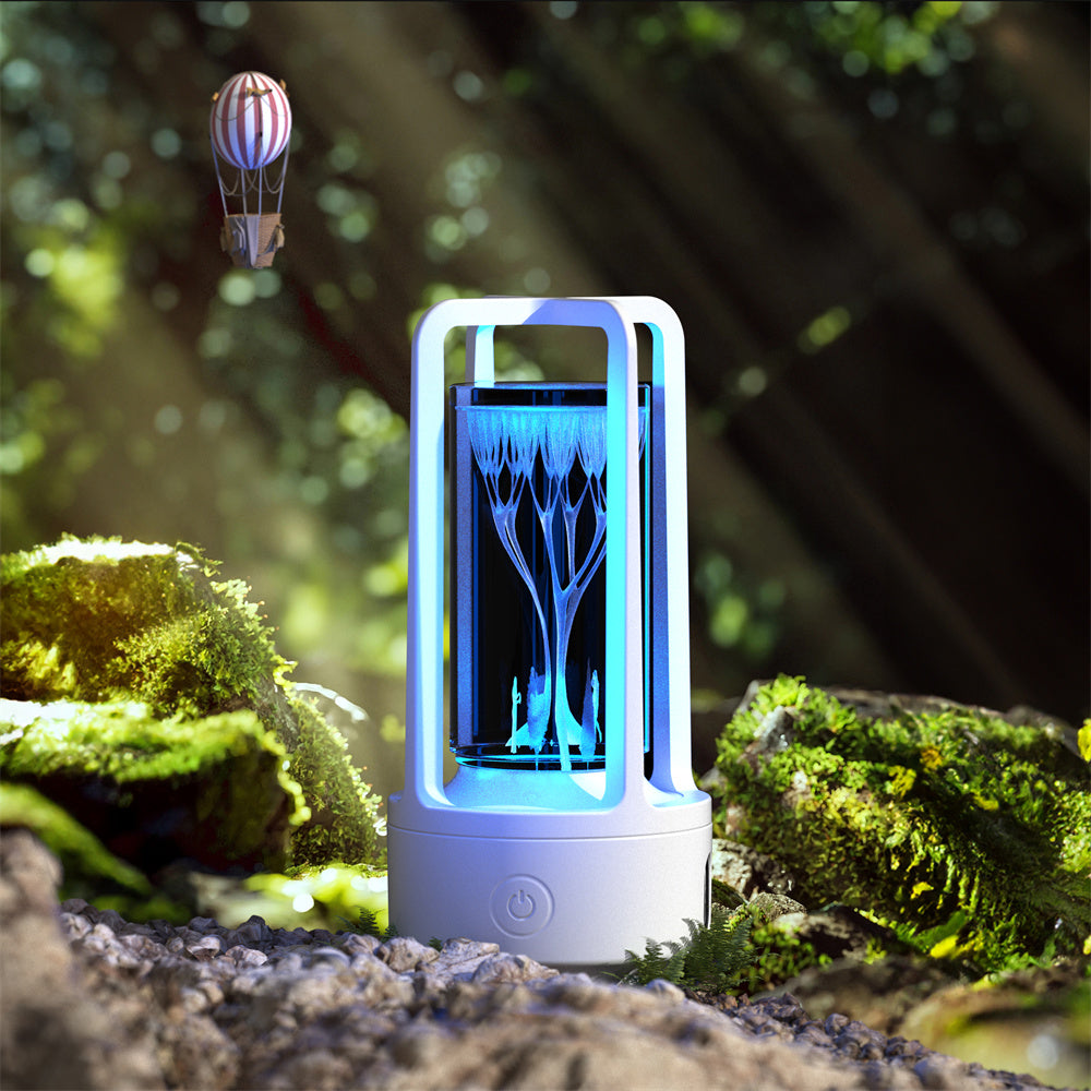 Acrylic Night Lamp & Bluetooth Speaker