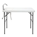 Folding Fish Cleaning Table with Sink