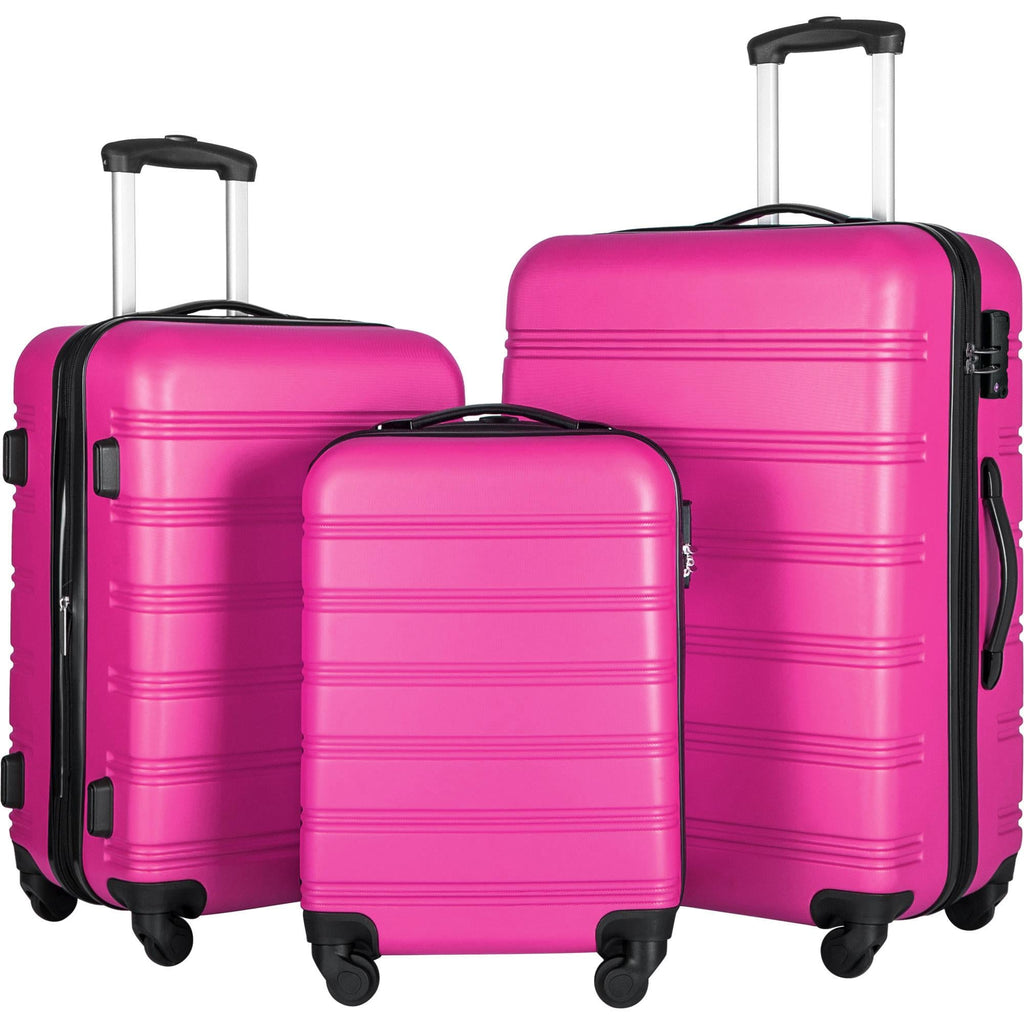 3-Piece Hardshell Luggage Set with TSA Locks