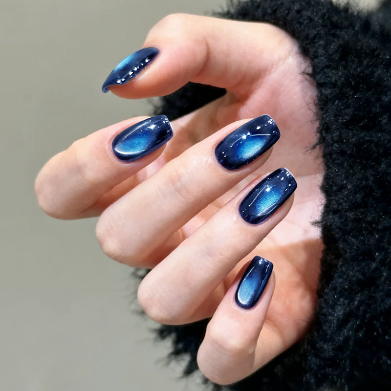 Magnetic Cat-Eye Gel Polish – Ocean Blue (10 ml)