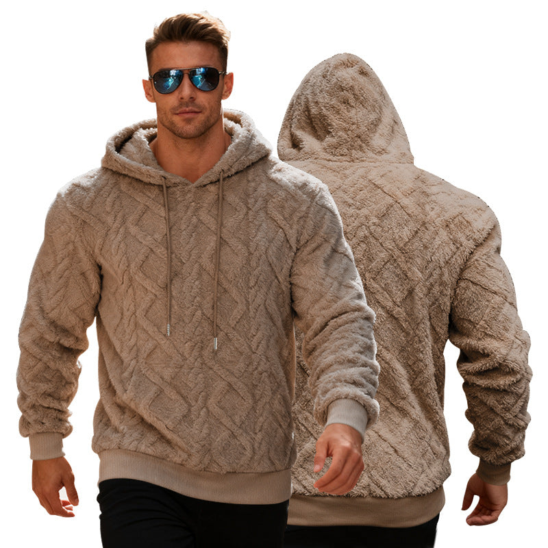 Men's Plush Fleece Hoodie