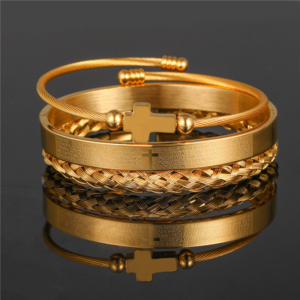 Roman Numeral Bangle Set