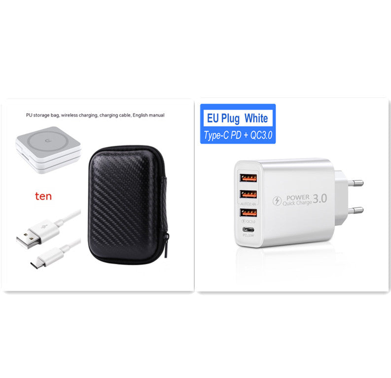 Foldable 3-in-1 Magnetic Travel Charger