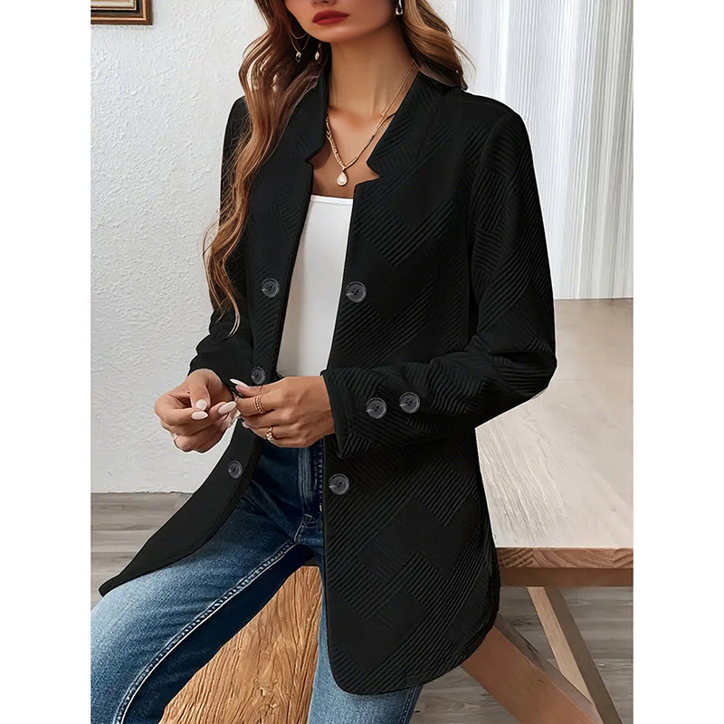 Open-Front Blazer Cardigan