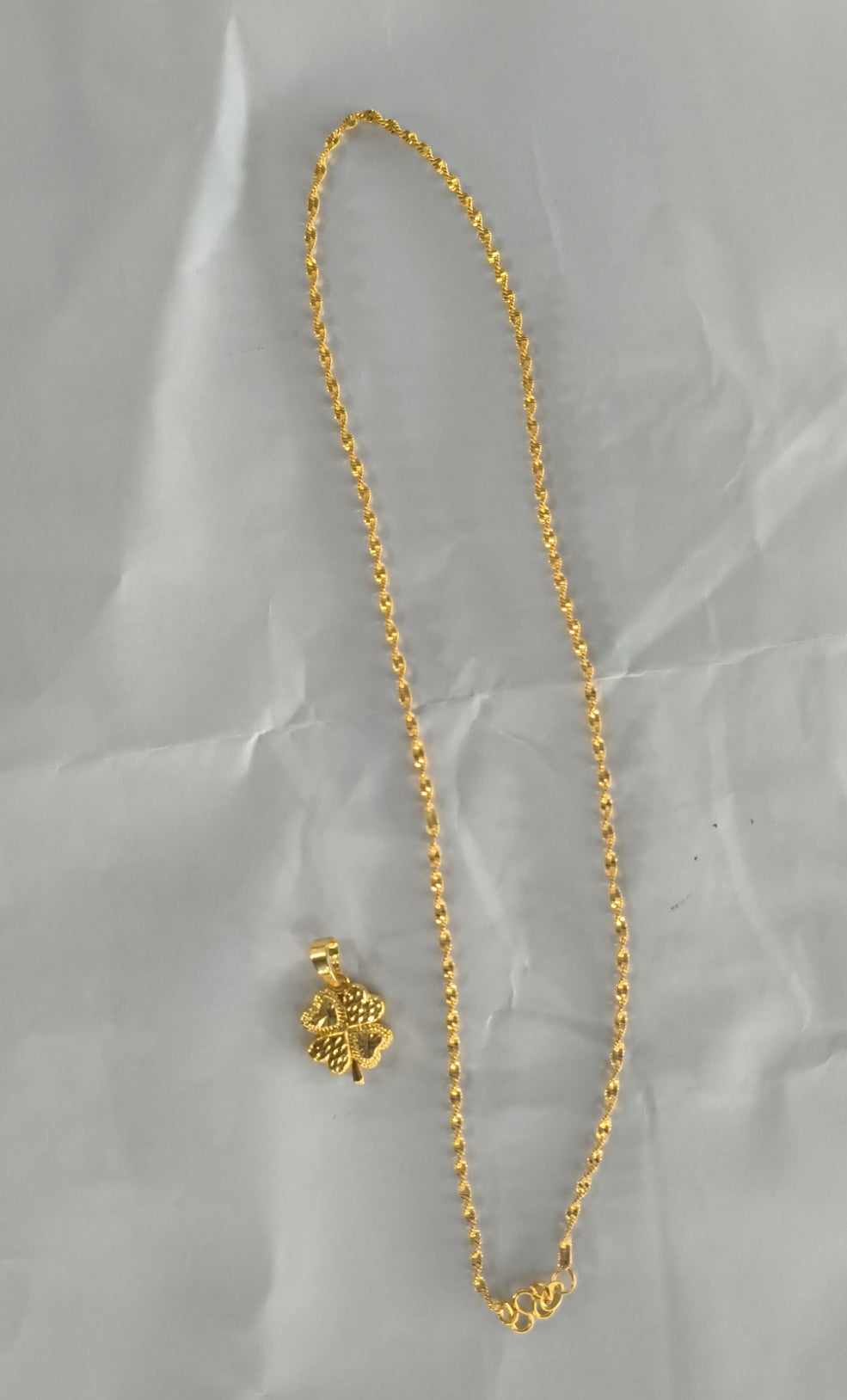 Gold-Plated Pendant Necklace