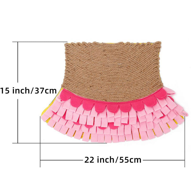 Jute Snuffle Mat for Cats