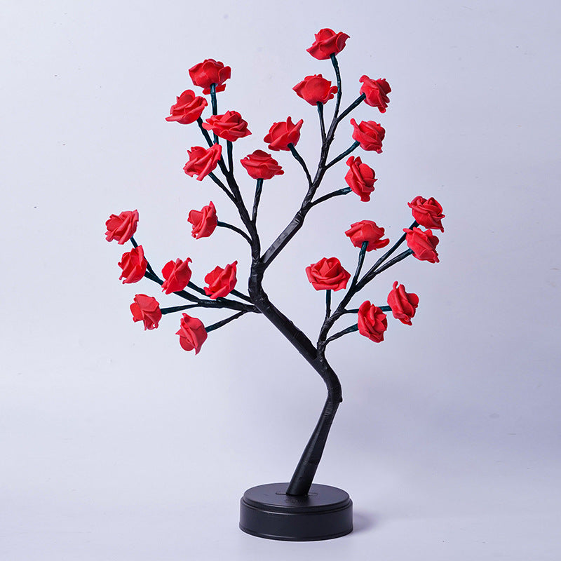 Glowing Rose Tree Lamp