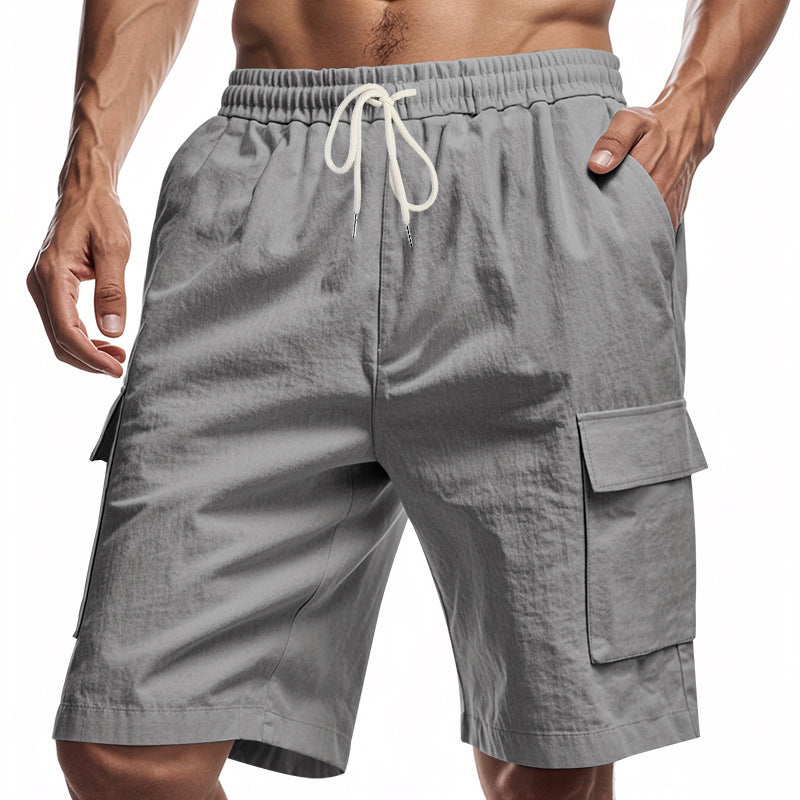 Men's Linen Drawstring Shorts