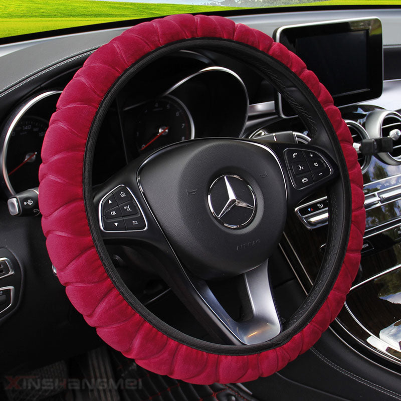 Plush Steering Wheel Cover