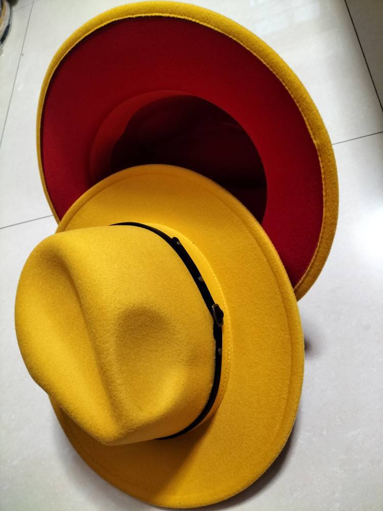 Two-Tone Wool Fedora
