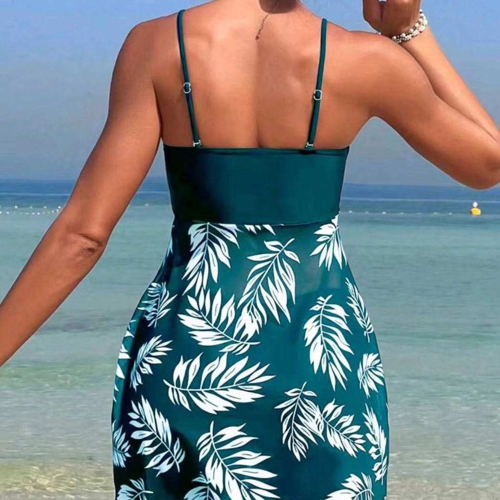 Women's High-Waist Swim Set with Shorts
