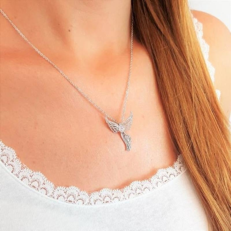 Virgin Mary Crystal Pendant