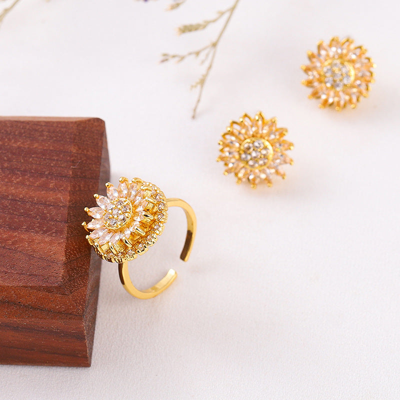 Sunflower Jewelry Set