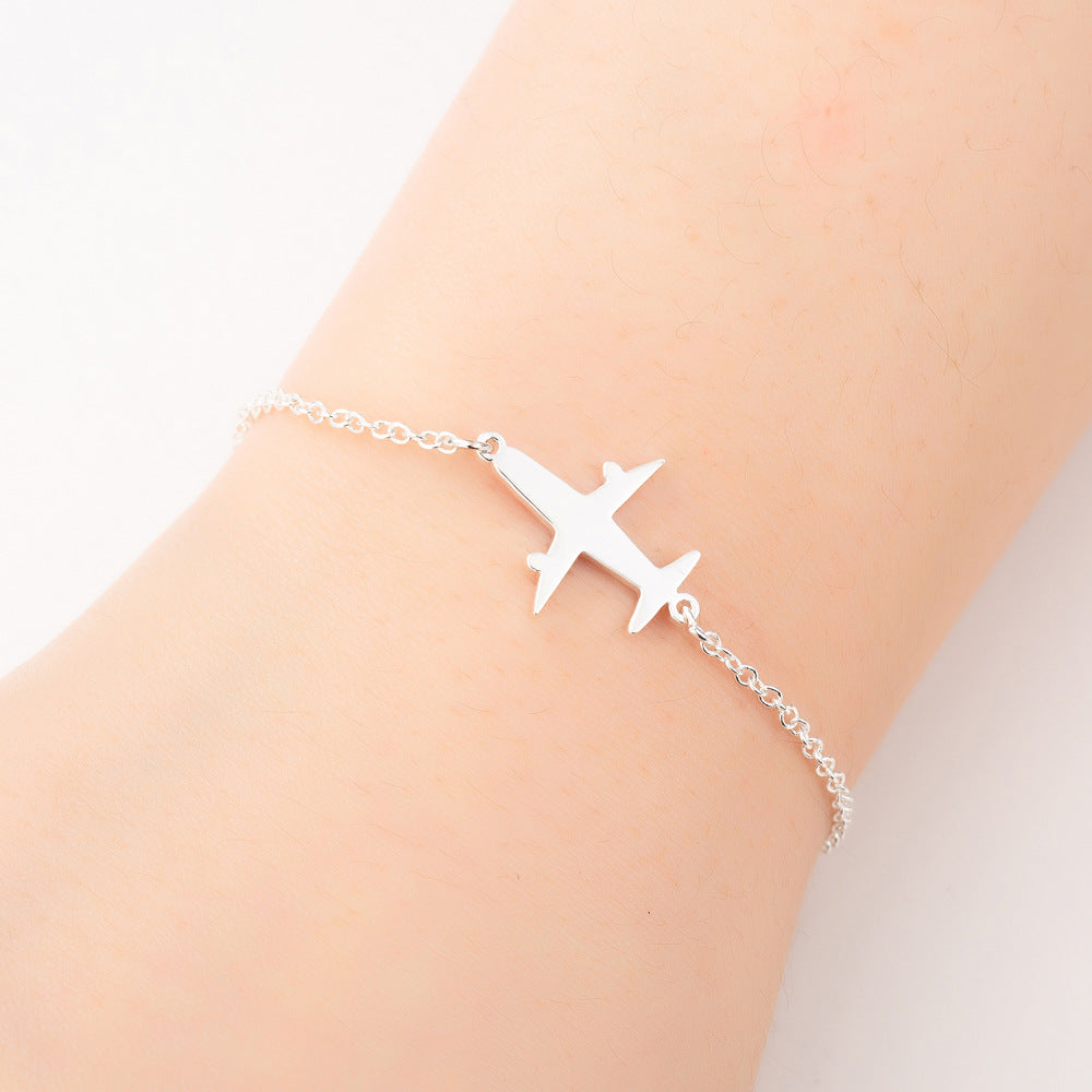 Airplane Charm Bracelet