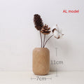 Solid Wood Dried Flower Vase
