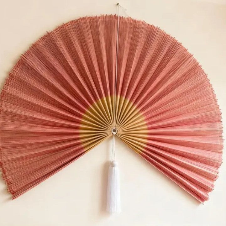 Decorative Bamboo Wall Fan
