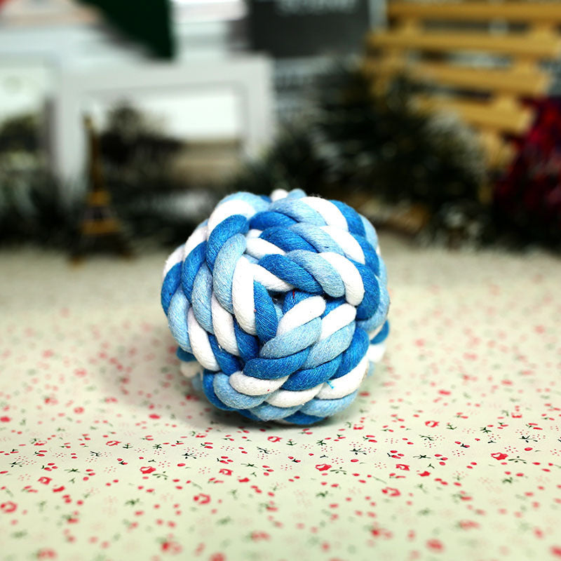 Hand-Woven Cotton Rope Ball
