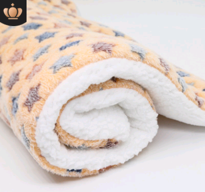 Printed Fleece Pet Blanket