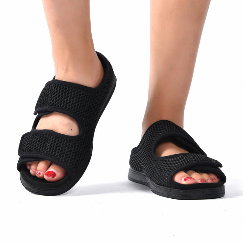 Wide-Fit Adjustable Foam Slippers