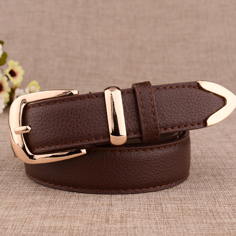 Women's Faux Leather Belt