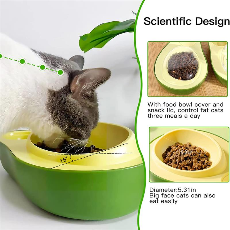 Avocado Pet Feeder Set
