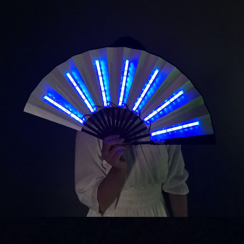 LED Light-Up Folding Hand Fan