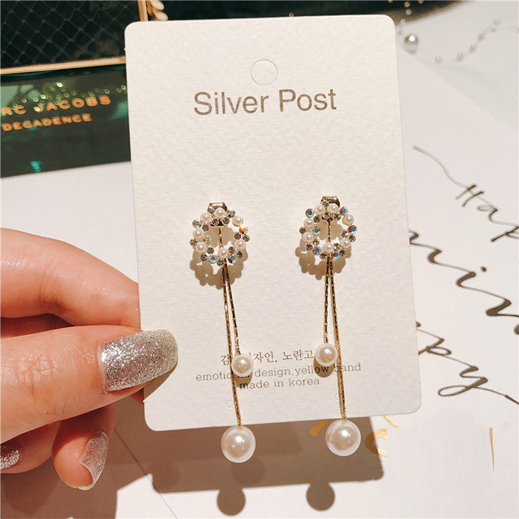 Pearl Garland Drop Earrings