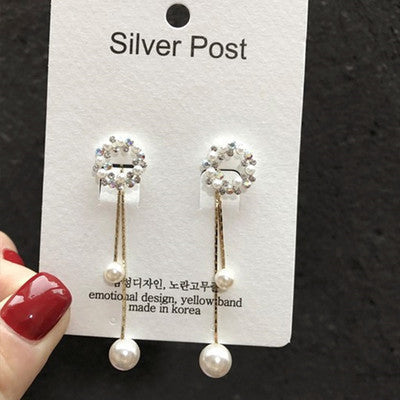 Pearl Garland Drop Earrings