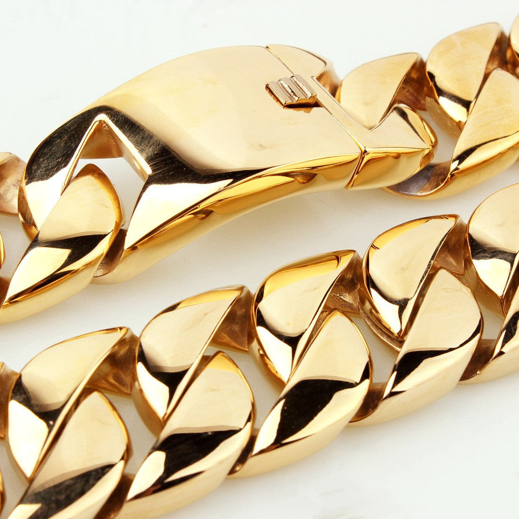 Men's Gold-Tone Chain Necklace