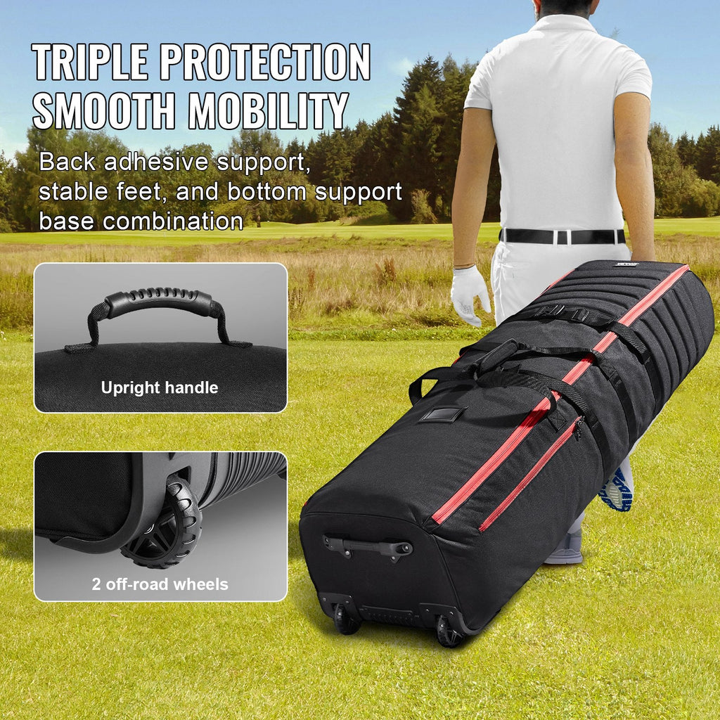 Padded Golf Travel Bag with Wheels