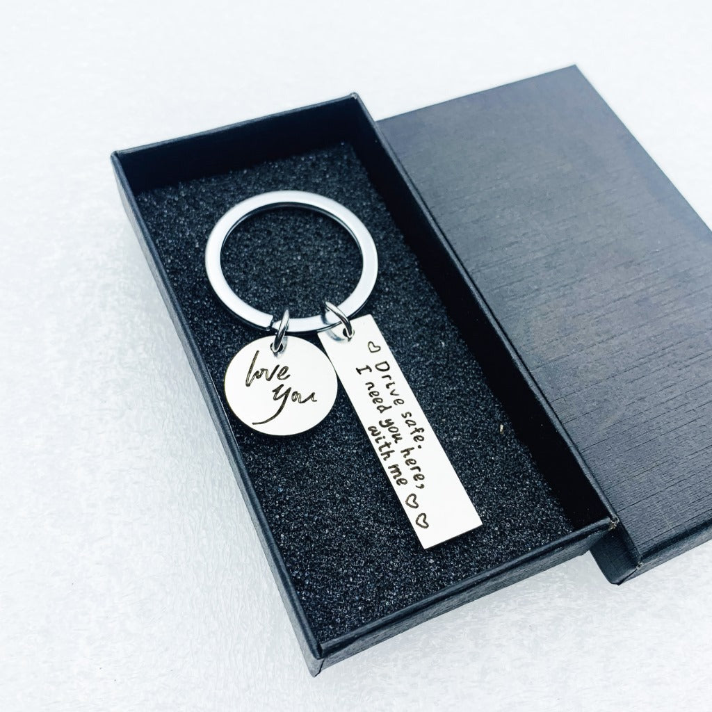 "Drive Safe" Keychain