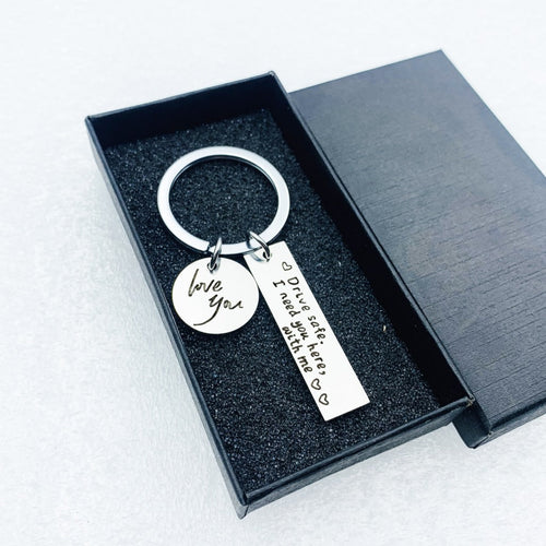 "Drive Safe" Keychain